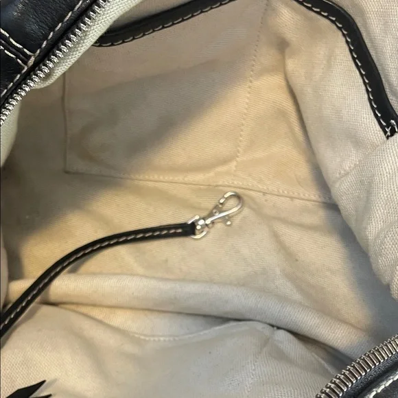 MICHAEL Michael Kors Astor Black Satchel with Silver Accents - Picture 13 of 15